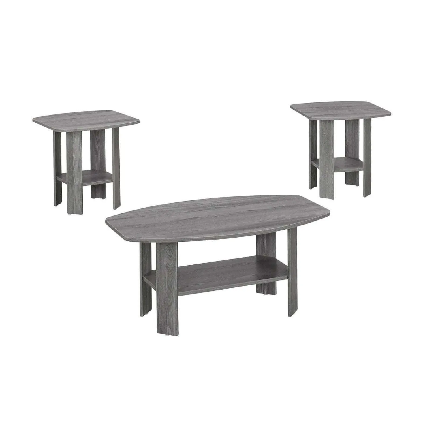 Ens de tables - 3mcx, gris - Monarch