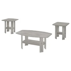Ens de tables - 3mcx, gris industriel - Monarch
