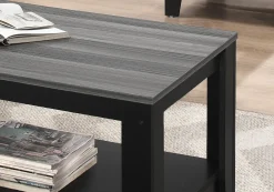 Ens de tables - 3mcx, noir, dessus gris - Monarch
