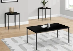 Ens de tables - 3mcx, noir, métal noir - Monarch