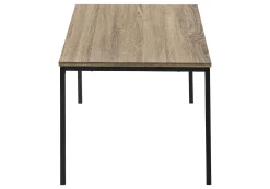 Ens de tables - 3mcx, taupe foncé, métal noir - Monarch