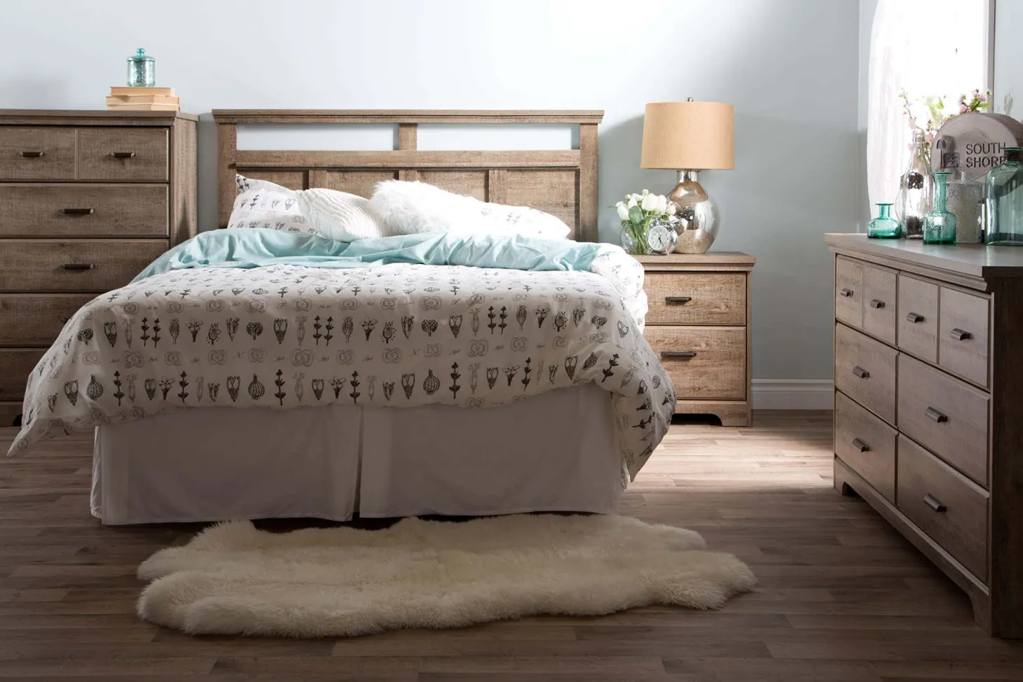 Ensemble commode et table de nuit - South Shore
