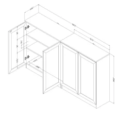 Ensemble de 2 buffets - South Shore