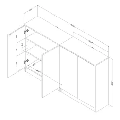 Ensemble de 2 buffets - South Shore