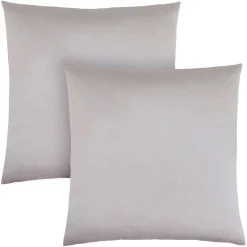 Ensemble de 2 coussins décoratifs en satin 18"