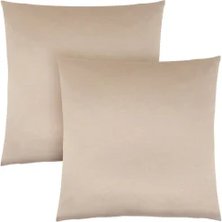Ensemble de 2 coussins décoratifs en satin 18"