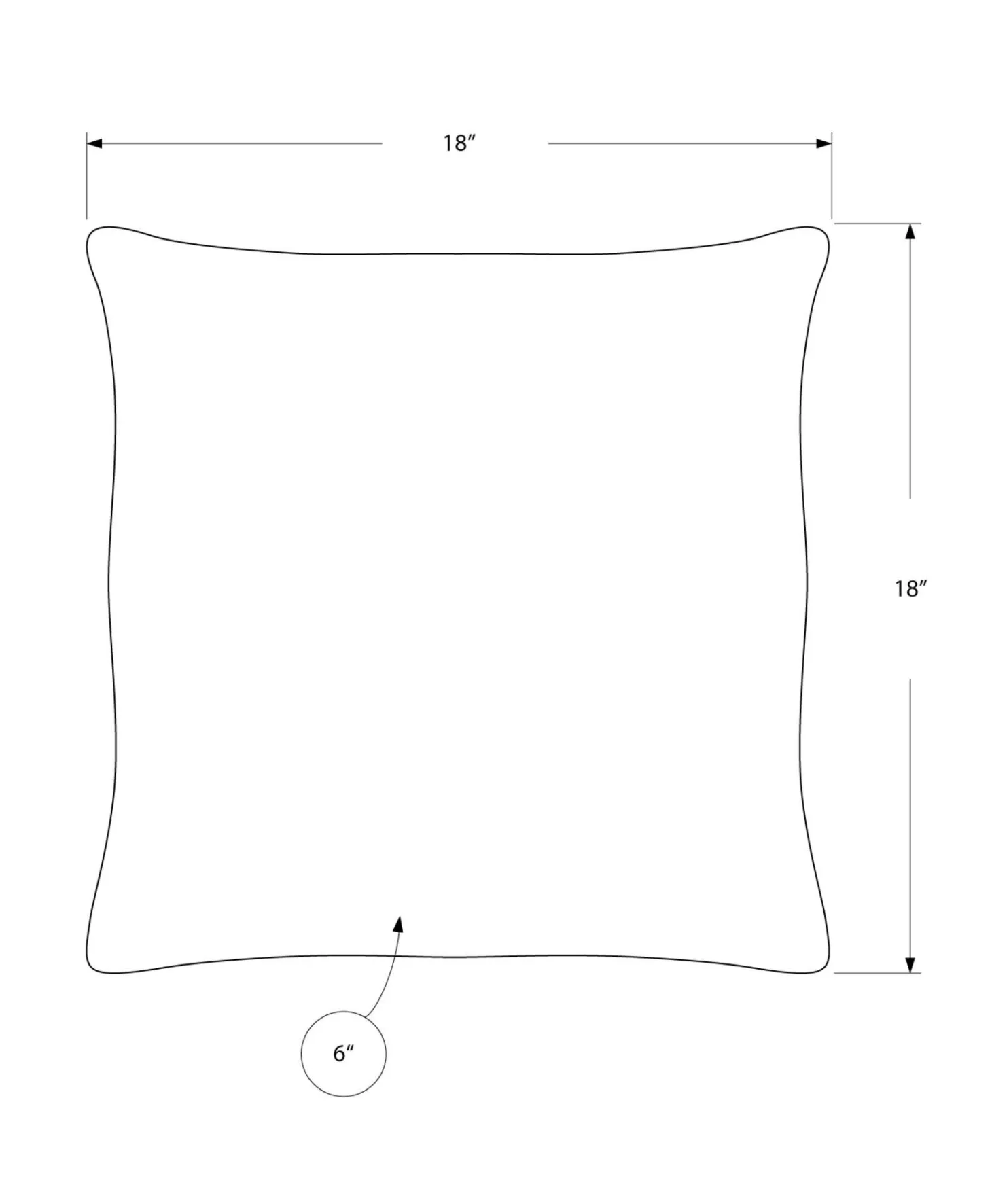 Ensemble de 2 coussins décoratifs en satin 18"