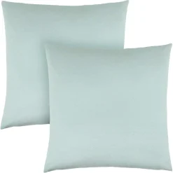 Ensemble de 2 coussins décoratifs en satin 18"