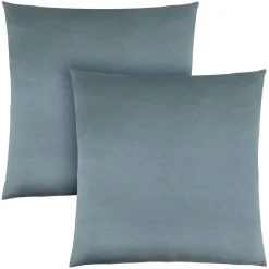 Ensemble de 2 coussins décoratifs en satin 18"