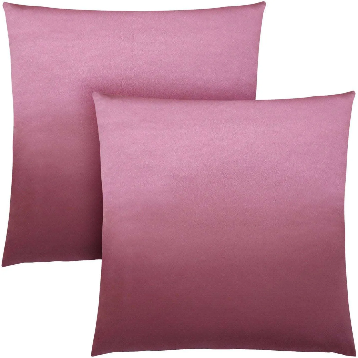 Ensemble de 2 coussins décoratifs en satin 18"