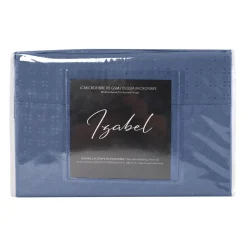 Ensemble de draps 2 simple XL en microfibre - bleu