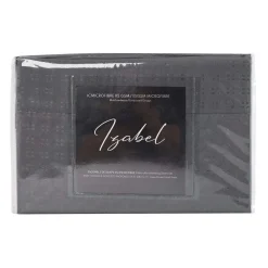 Ensemble de draps double en microfibre - gris charbon
