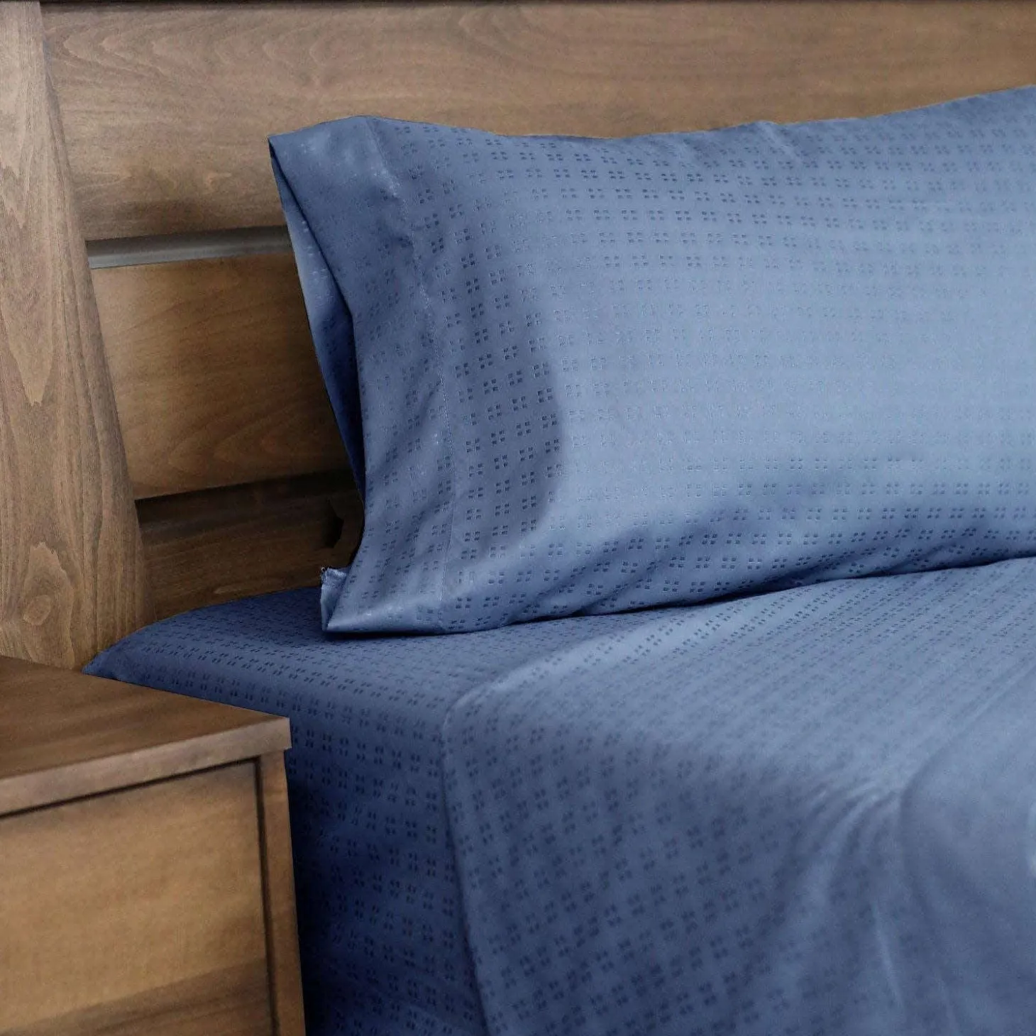 Ensemble de draps king en microfibre - bleu