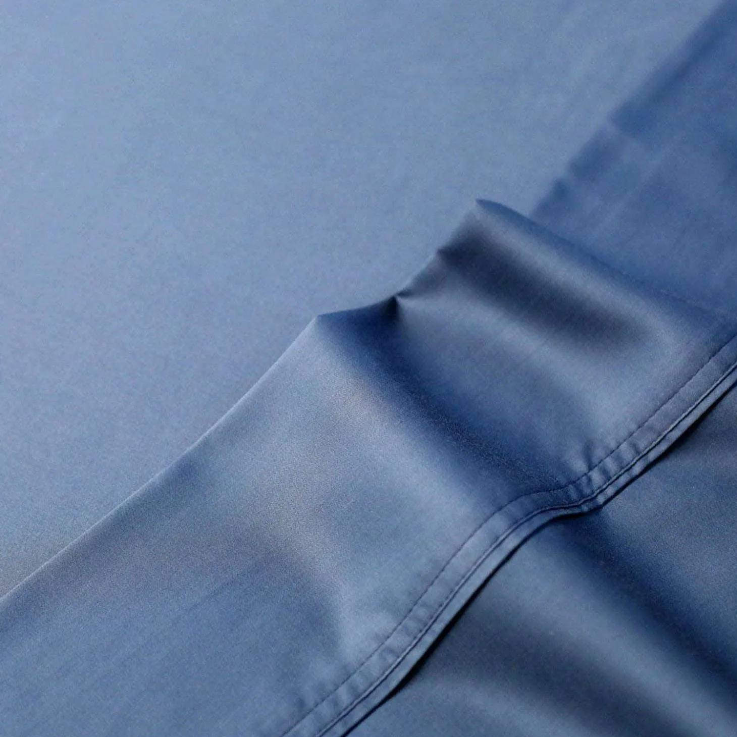 Ensemble de draps queen en bambou - bleu