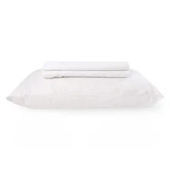Ensemble de draps simple XL en microfibre - blanc