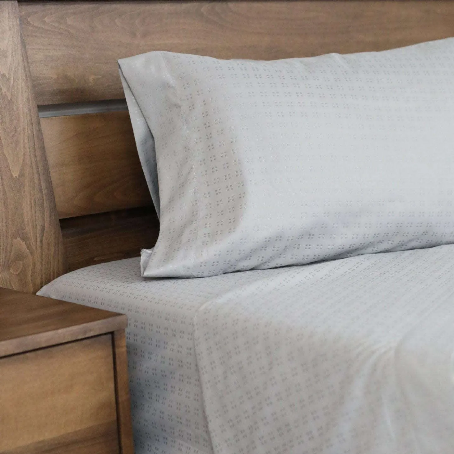 Ensemble de draps simple en microfibre - gris ciment
