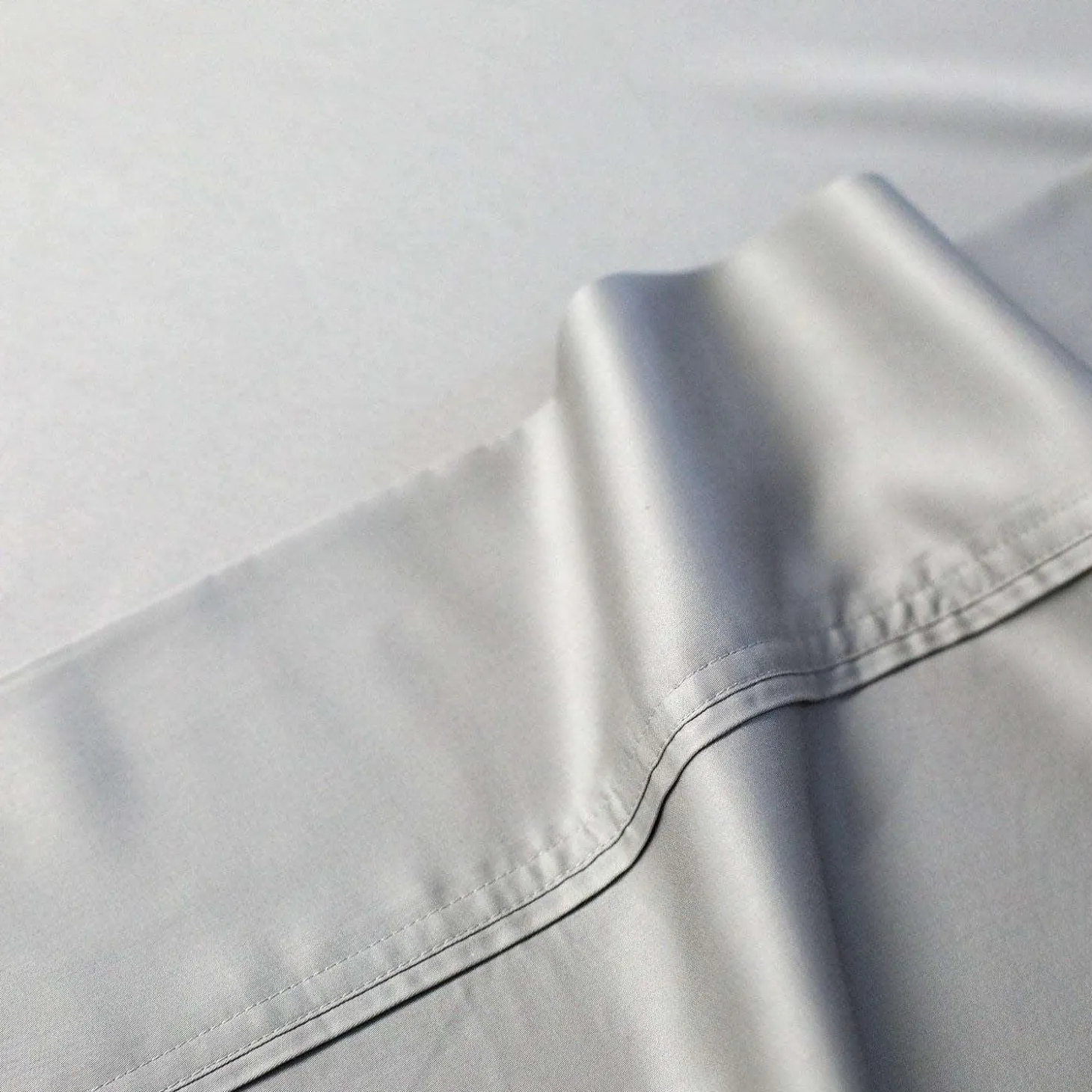 Ensemble de draps simple XL en bambou - gris ciment