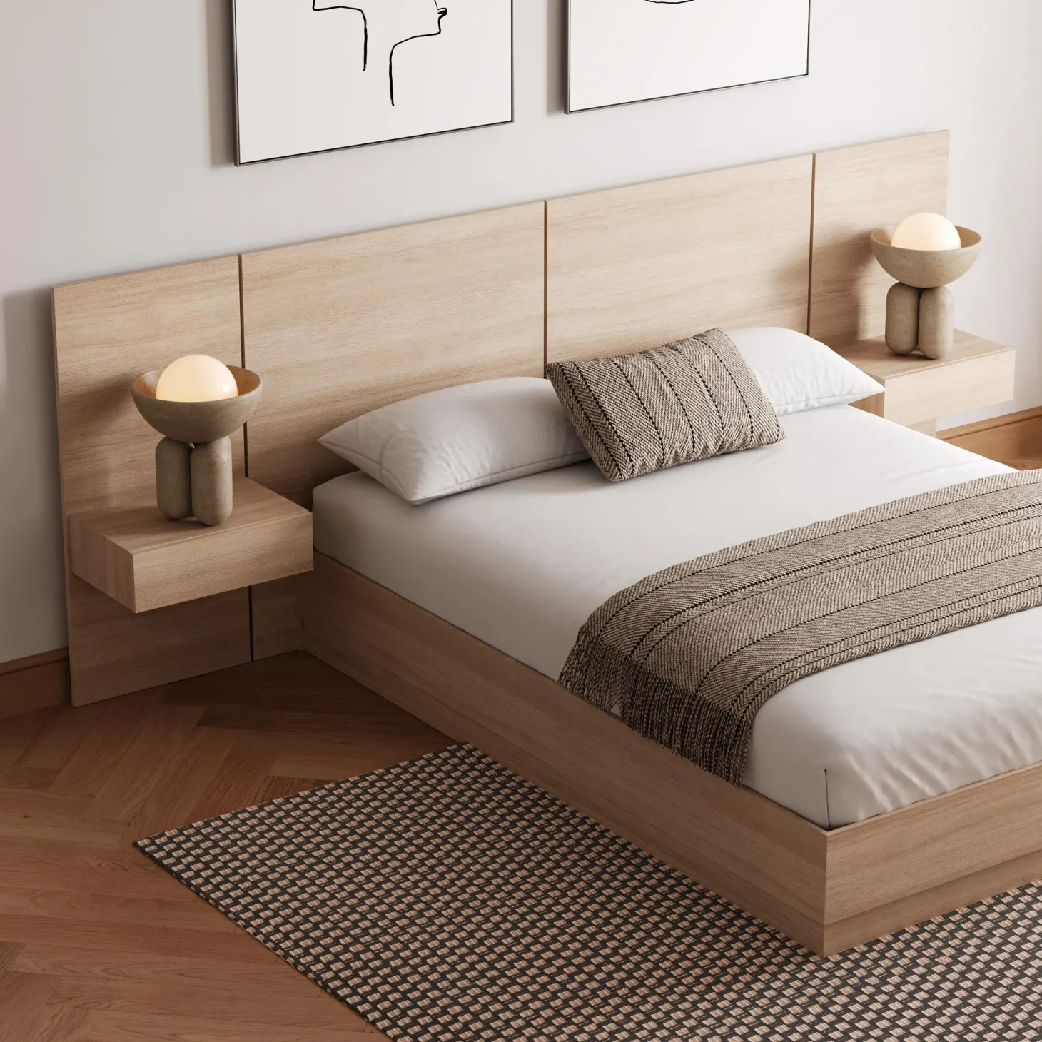 Ensemble grand lit (60") - 4 mcx - Nexera