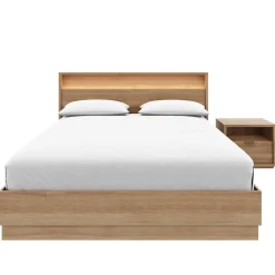 Ensemble grand lit avec éclairage (60") - 3 mcx - Nexera