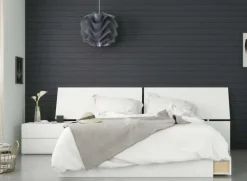 Ensemble grand lit avec lumières (60") - 3 mcx - Nexera