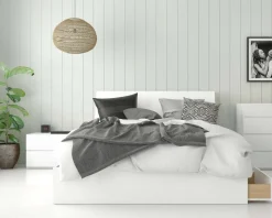 Ensemble grand lit avec rangement (60") - 3 mcx - Nexera