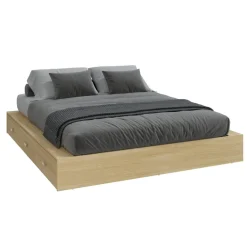 Ensemble grand lit avec rangement 6 tiroirs (60") - 4 mcx