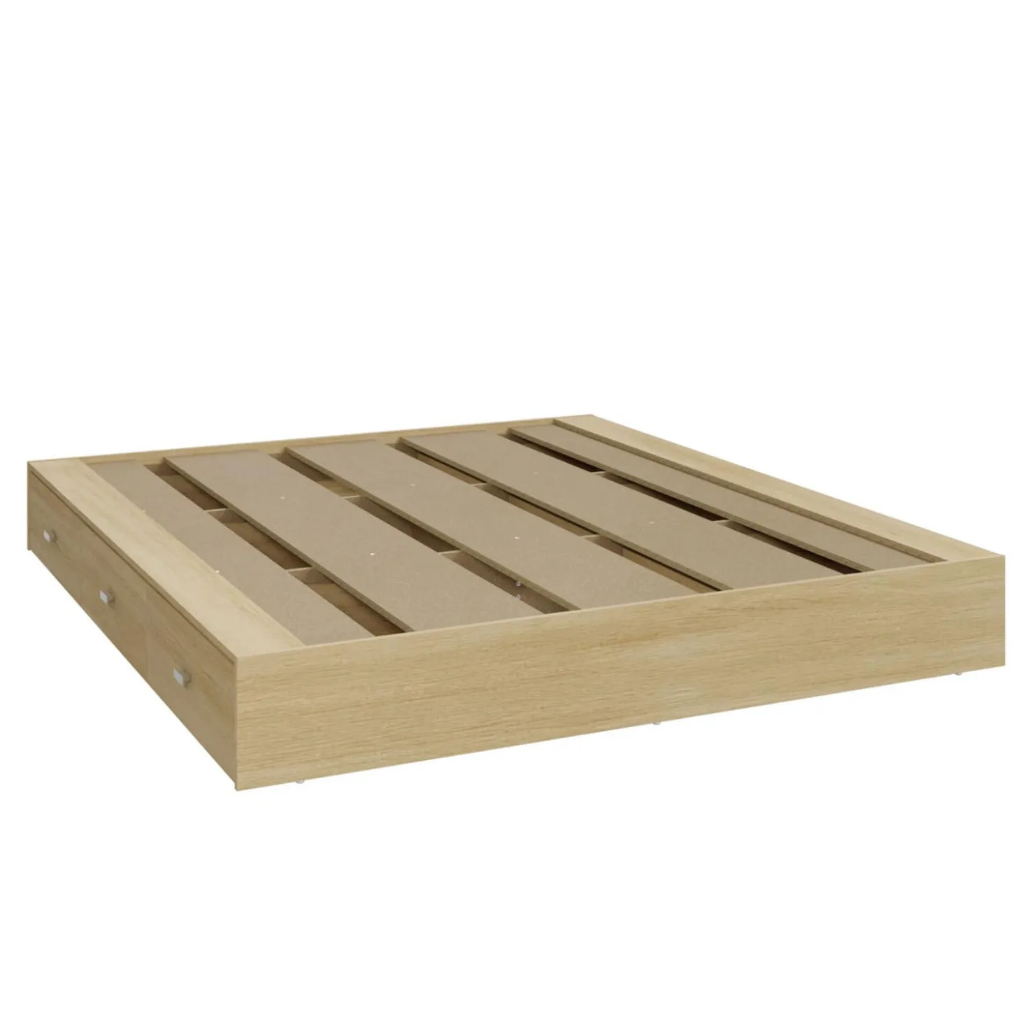 Ensemble grand lit avec rangement 6 tiroirs (60") - 4 mcx
