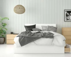Ensemble grand lit avec rangement (60") - 3 mcx - Nexera