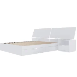 Ensemble grand lit avec rangement (60") - 3 mcx - Nexera