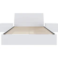Ensemble grand lit avec rangement (60") - 4 mcx - Nexera