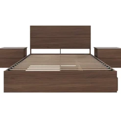 Ensemble grand lit avec rangement (60") - 4 mcx - Nexera
