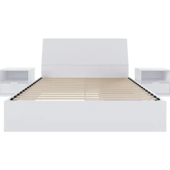 Ensemble grand lit avec rangement (60") - 4 mcx - Nexera