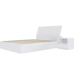 Ensemble grand lit avec rangement (60") - 3 mcx - Nexera