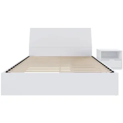 Ensemble grand lit avec rangement (60") - 3 mcx - Nexera