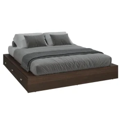 Ensemble grand lit avec rangement 6 tiroirs (60") - 4 mcx