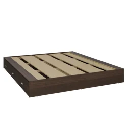 Ensemble grand lit avec rangement 6 tiroirs (60