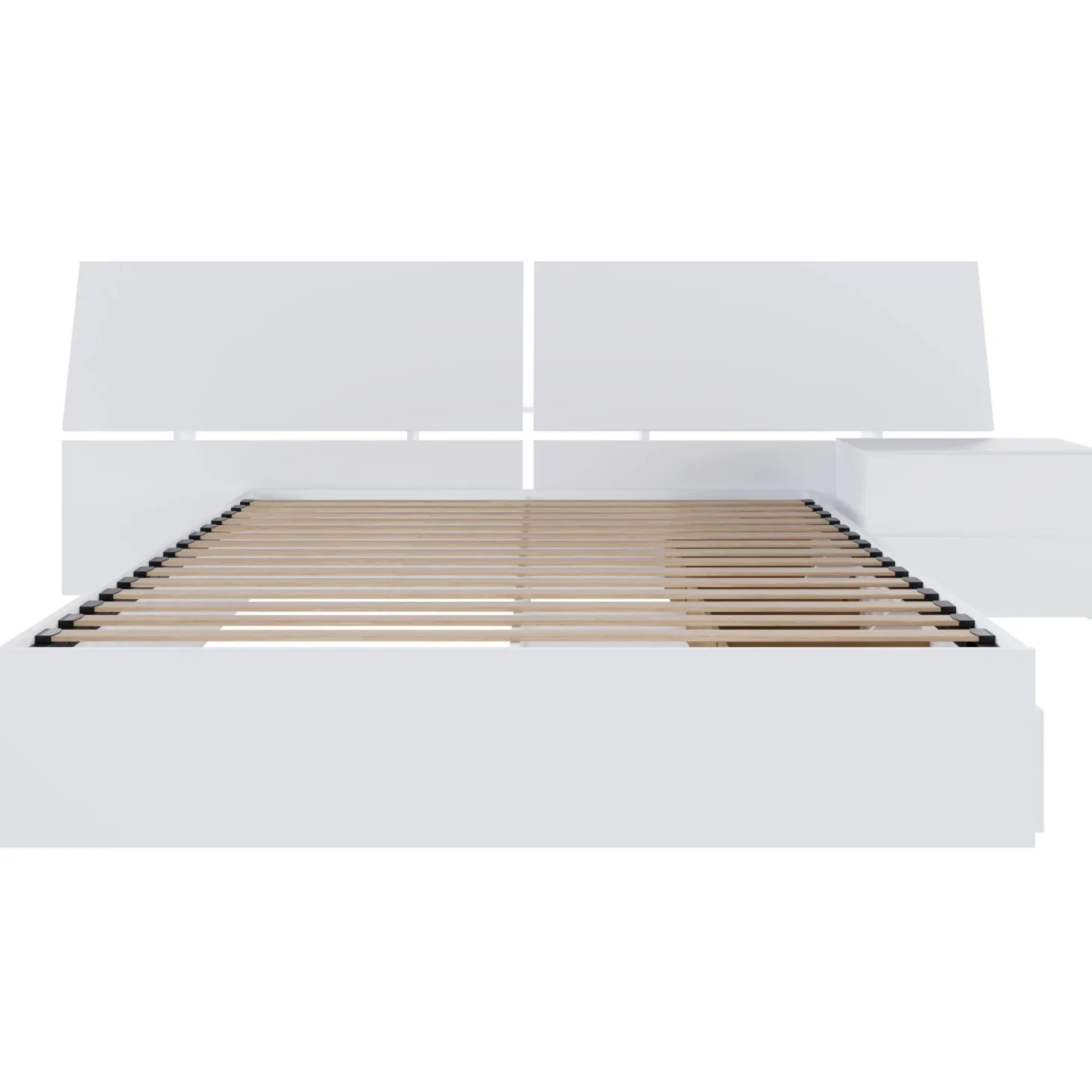 Ensemble grand lit avec rangement (60") - 3 mcx - Nexera