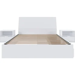 Ensemble grand lit avec rangement (60") - 4 mcx - Nexera