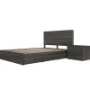 Ensemble grand lit avec rangement (60") - 3 mcx - Nexera
