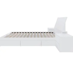 Ensemble lit double avec rangement (54