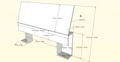Ensemble lit double avec rangement (54") - 3mcx - Nexera