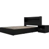 Ensemble lit double avec rangement (54") - 3mcx - Nexera