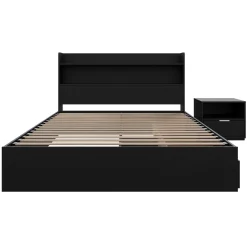 Ensemble lit double avec rangement (54") - 3mcx - Nexera