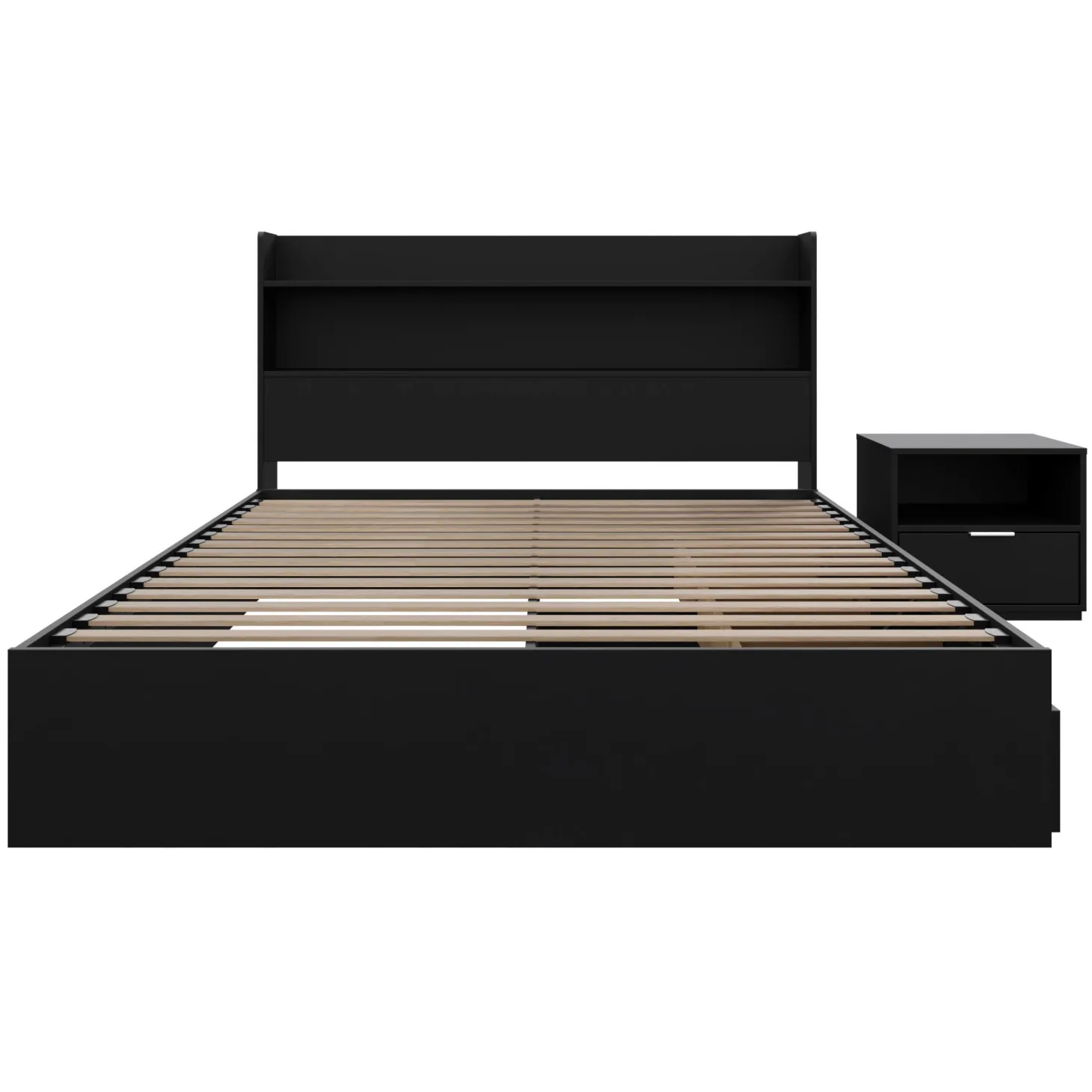 Ensemble lit double avec rangement (54") - 3mcx - Nexera