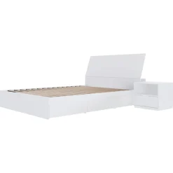 Ensemble lit double avec rangement (54") - 3mcx - Nexera