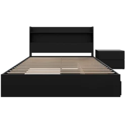 Ensemble lit double avec rangement (54") - 3mcx - Nexera