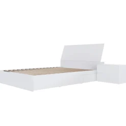 Ensemble lit double avec rangement (54") - 3mcx - Nexera