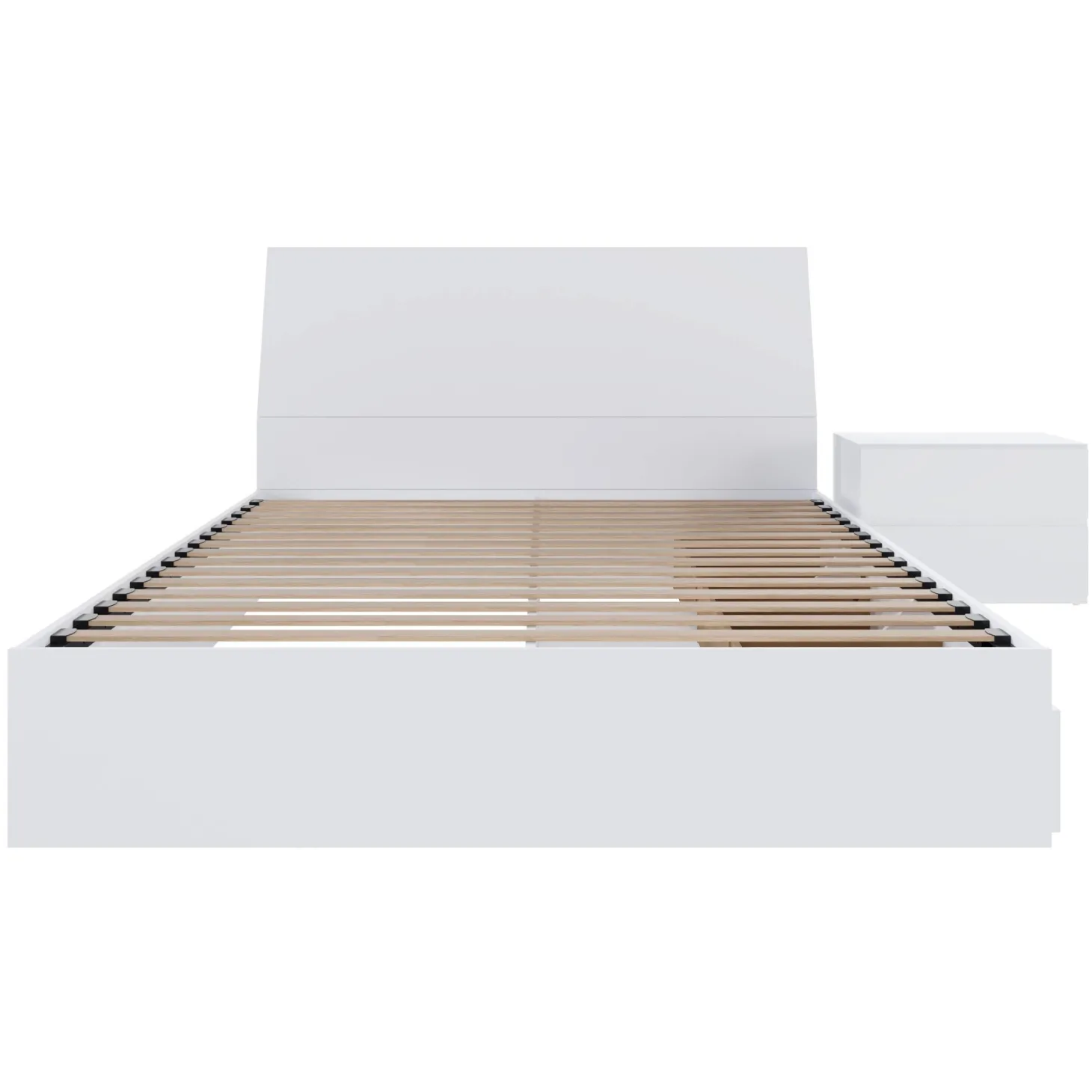 Ensemble lit double avec rangement (54") - 3mcx - Nexera