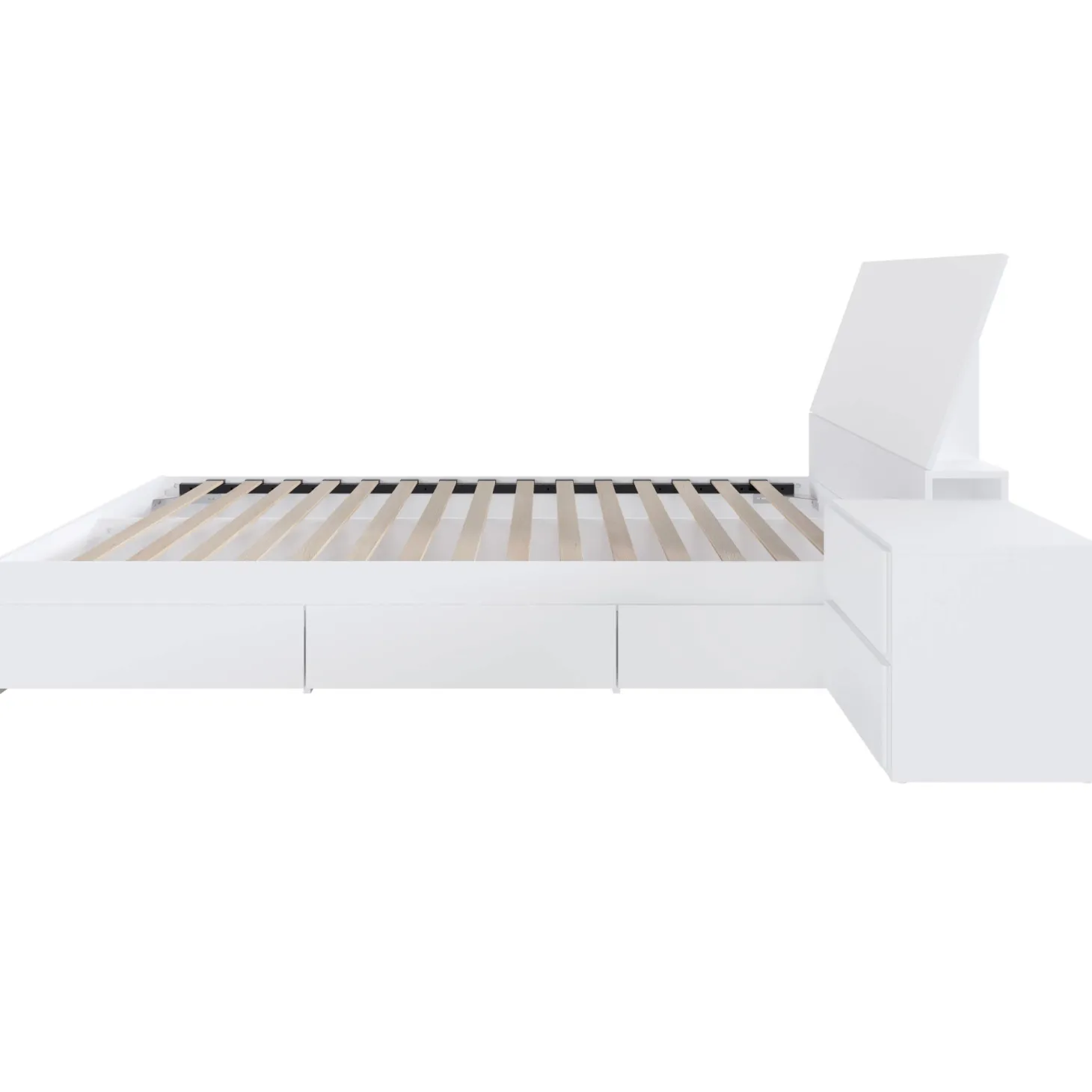 Ensemble lit double avec rangement (54") - 3mcx - Nexera