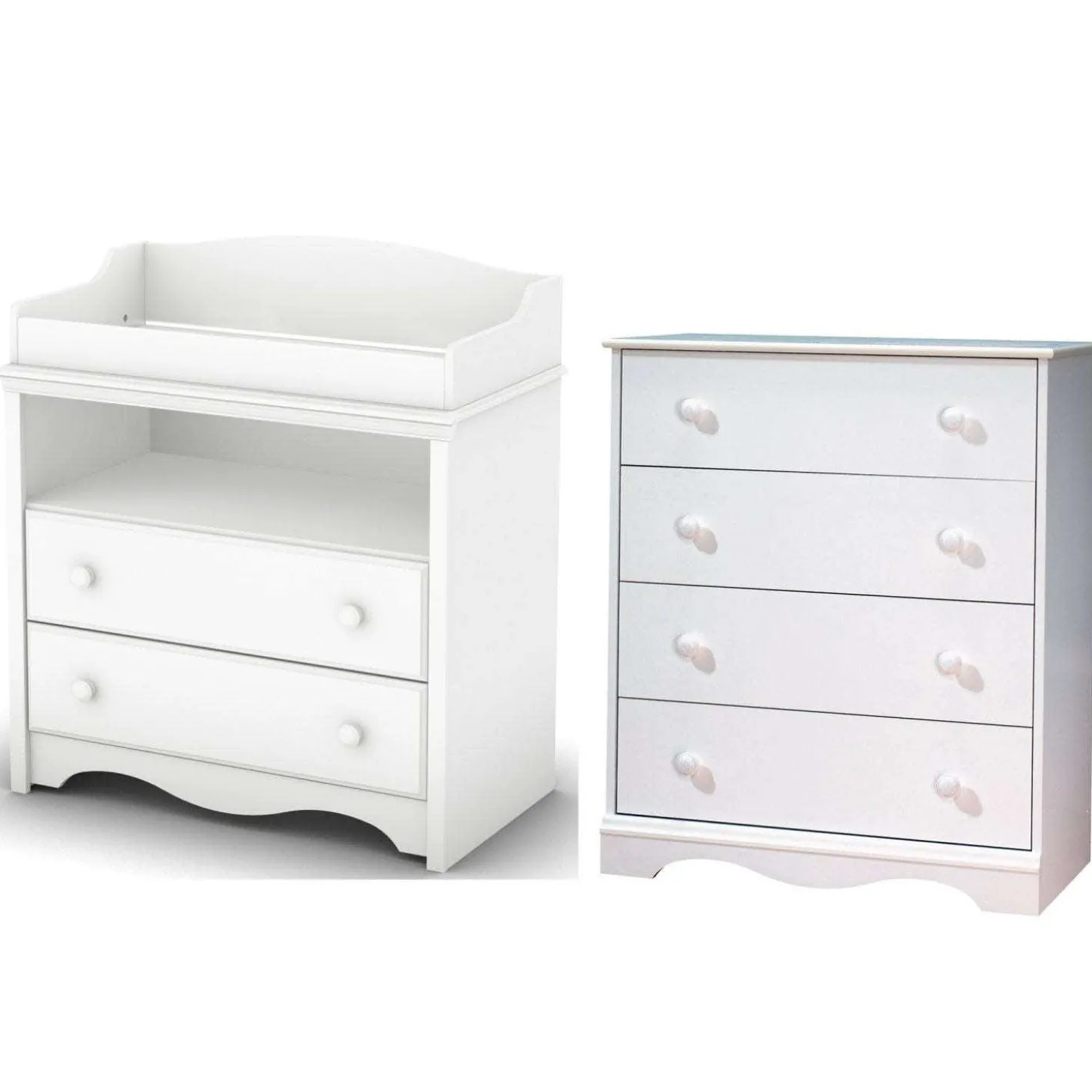 Ensemble table à langer et commode 4 tiroirs - South Shore